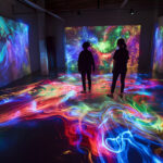 Interaktive Kunstwerke, die auf Bewegungen reagieren: Kyra Vertes stellt Beispiele vor